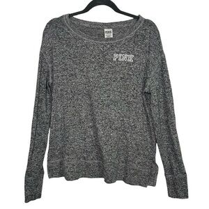 PINK‎ Victoria’s Secret Sleepwear Gray Long Sleeve Size Small